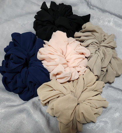 Jumbo Chiffon Sakura Scrunchies