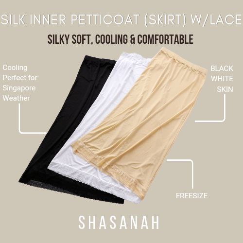 Inner Silk Skirt w/ Lace